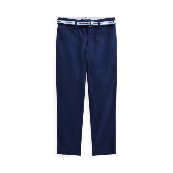 Belted Super Skinny Twill Trouser