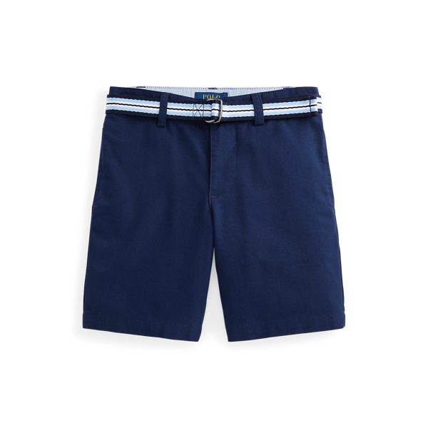 Slim Fit Belted Chino Short