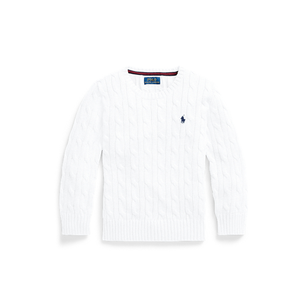 Cable-Knit Cotton Jumper