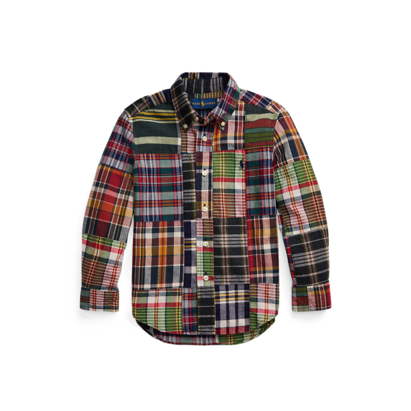 Patchwork Cotton Madras Shirt