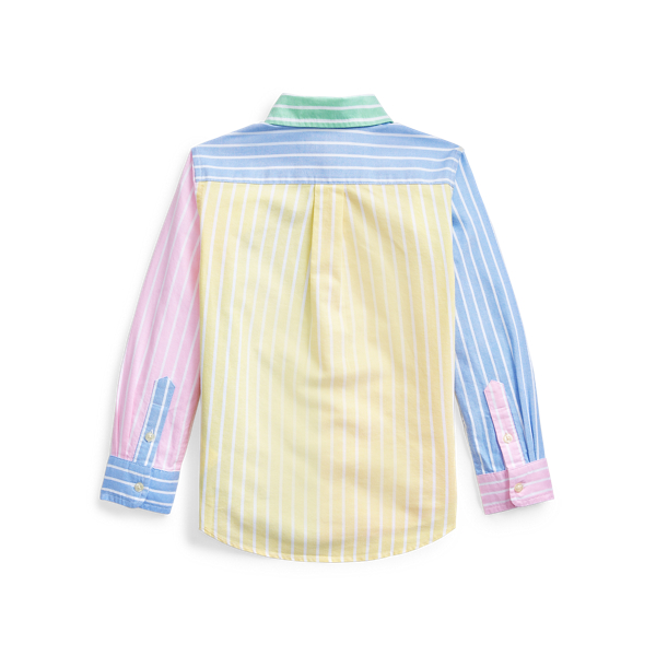 5254 Stripe Fun Shirt Striped Cotton Oxford Fun Shirt Boys 1.5-6 Years 2