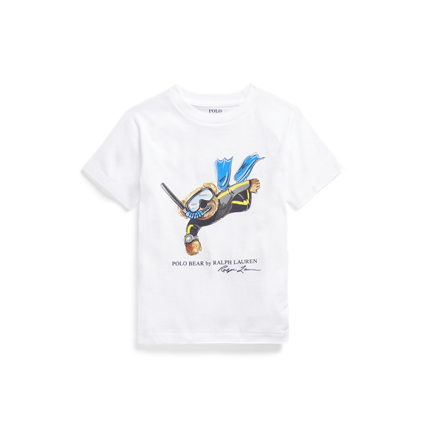 Polo Bear Cotton Jersey Tee