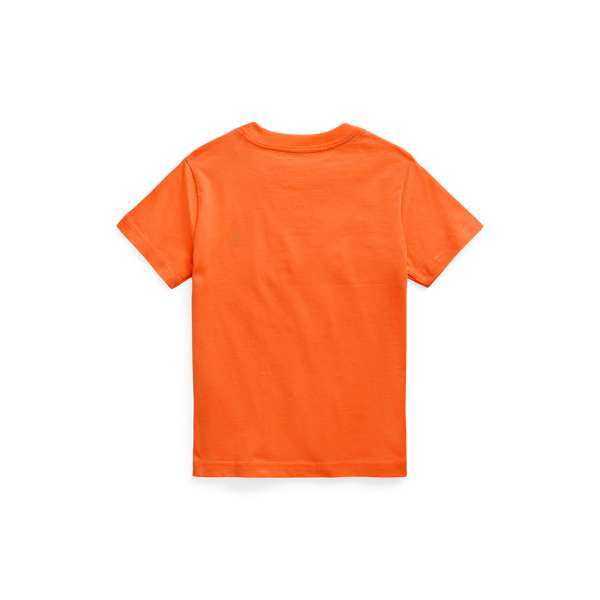Sailing Orange Cotton Jersey Crewneck T-Shirt Boys 1.5-6 Years 2