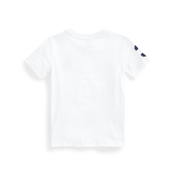 White Big Pony Cotton Jersey Tee Boys 1.5-6 Years 2