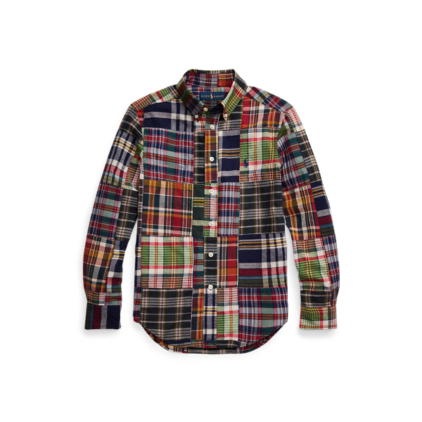 Patchwork Cotton Madras Shirt