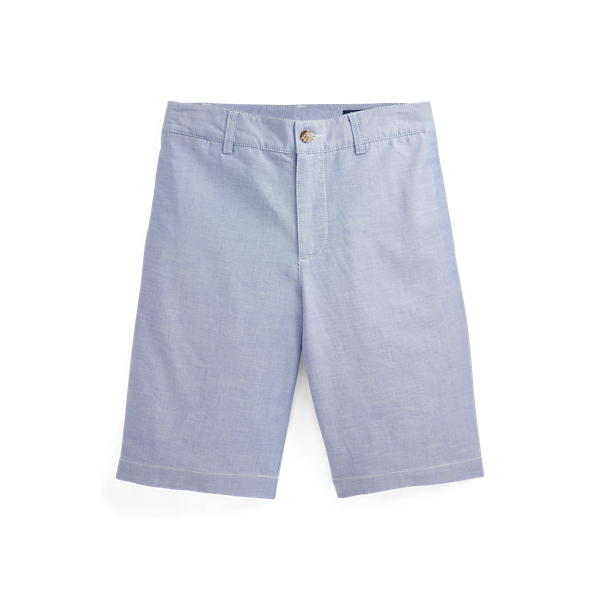 Slim Fit Stretch Cotton Oxford Short