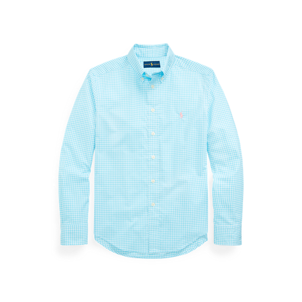 Gingham Cotton Poplin Shirt