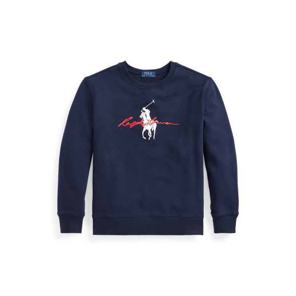 Big Pony Logo Fleece Sweatshirt Boys 6-14 Years 1