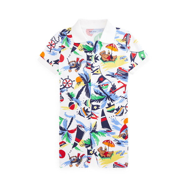 Sommerstrampler mit Polo Bear Baby Boy in 1