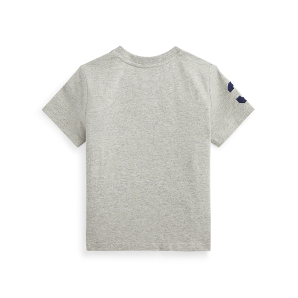 New Grey Heather Big Pony Cotton Jersey Tee Baby Boy 2
