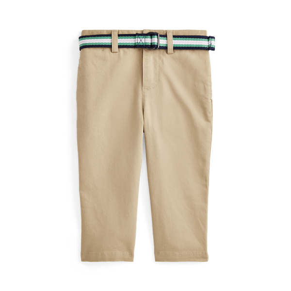 Belted Stretch Cotton Chino Trouser Baby Boy 1