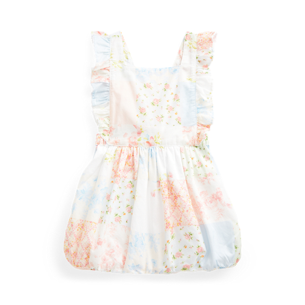 Ruffled Cotton Bubble Shortall