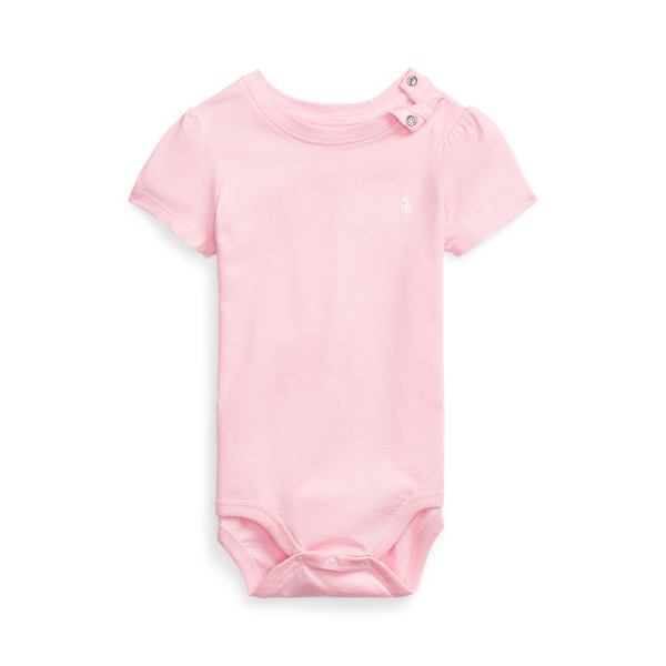 Cotton Puff-Sleeve Bodysuit