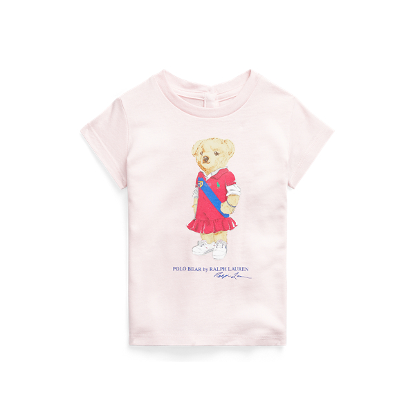 Polo Bear Jersey Tee Baby Girl 1