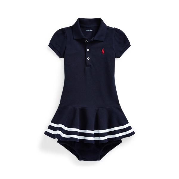 Gestreiftes Polokleid mit H&ouml;schen Baby Girl in 1