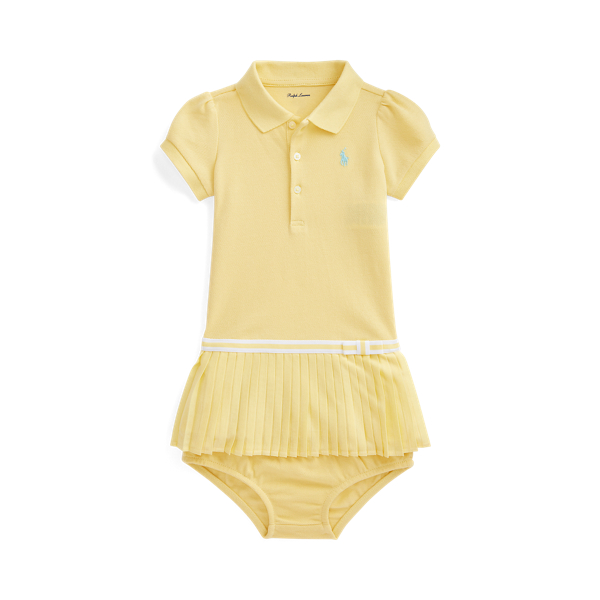 Pleated Polo Dress and Bloomer
