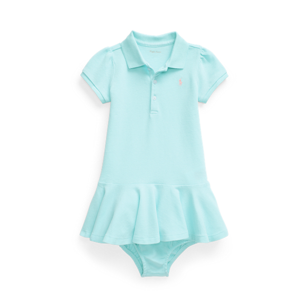 Pique Polo Dress &amp; Bloomer Baby Girl 1