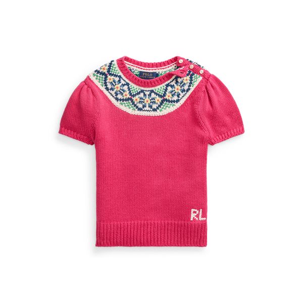 Baumwollpullover mit Fair-Isle-Muster Girls 7-14 Years in 1