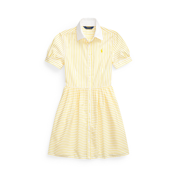 Striped Cotton Shirtdress