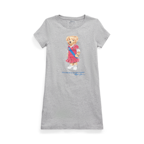 Vestido camisero de punto de algod&oacute;n Girls 7-14 Years en 1