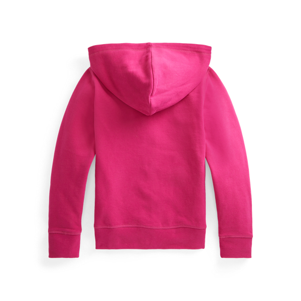 Accent Pink Fleece Full-Zip Hoodie Girls 7-14 Years 2