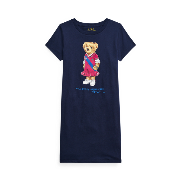 Polo Bear Cotton Jersey Tee Dress