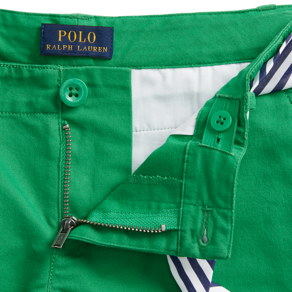 Golf Green Belted Stretch Chino Short Girls 7-14 Years 3