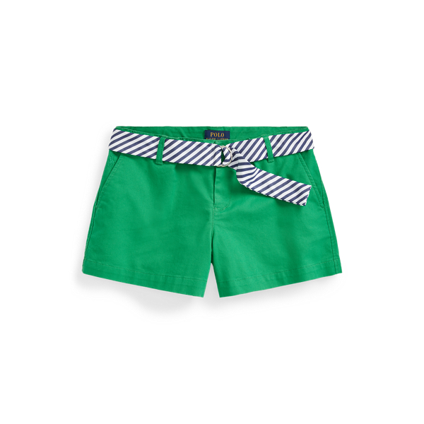 Belted Stretch Chino Short Girls 7-14 Years 1