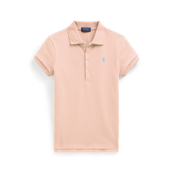 Stretch-Cotton-Mesh Polo Shirt