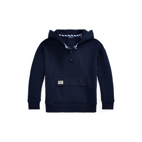 Cotton-Blend-Fleece Hoodie