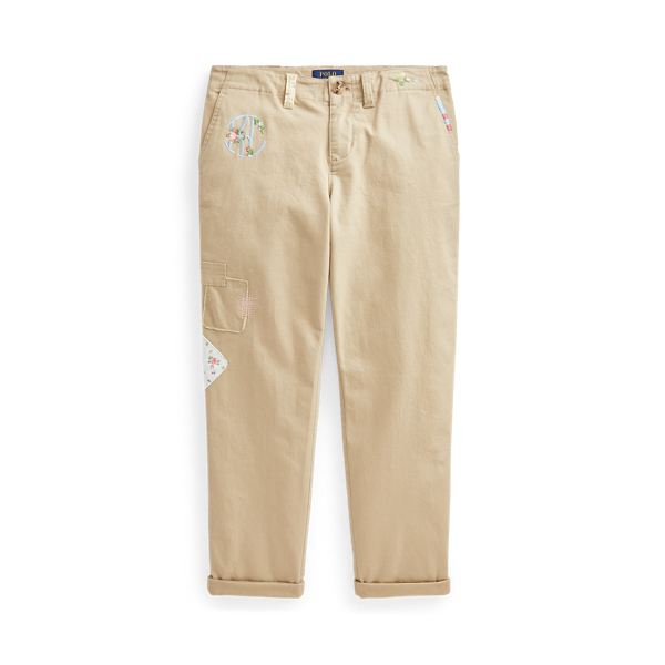 Embroidered Straight Fit Chino Trouser Girls 7-14 Years 1