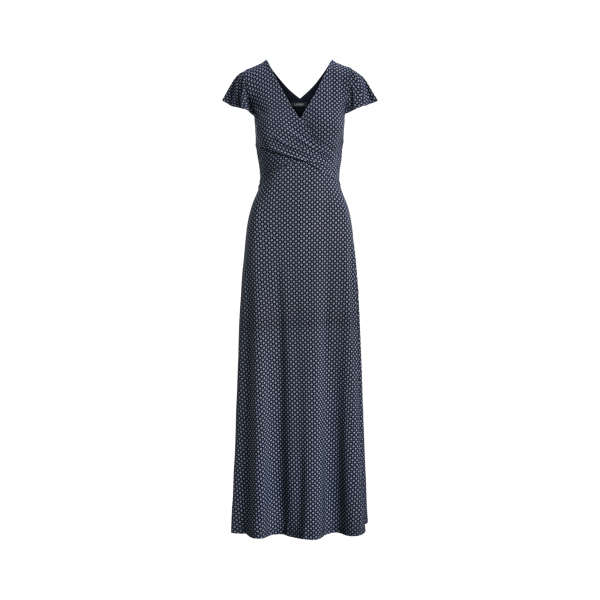 Lighthouse Navy/Colonial Print Jersey Dress Lauren 2