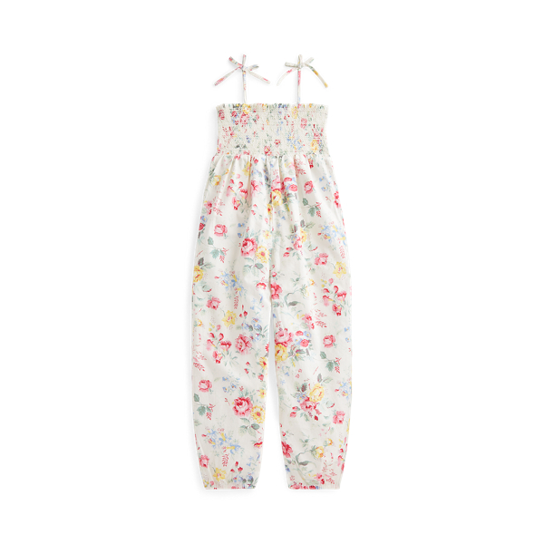 Floral Cotton Poplin Romper