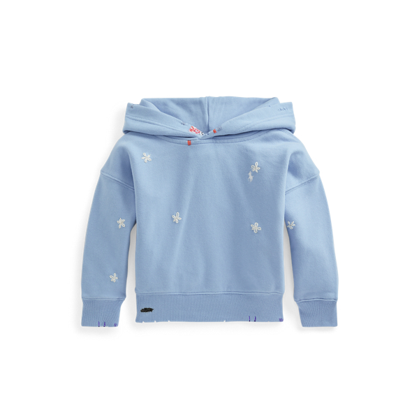 Sweat &agrave; capuche fleuri molleton de coton Girls 1.5-6.5 Years en 1