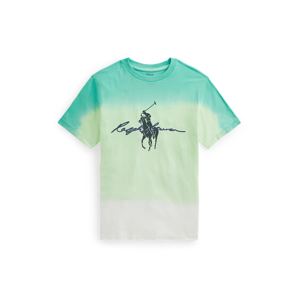 T-shirt de algod&atilde;o com log&oacute;tipo Big Pony Boys 6-14 Years em 1