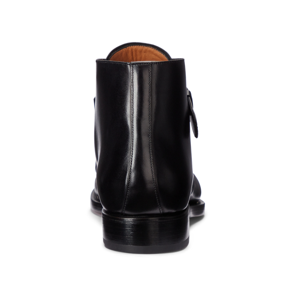 Black Frasco Calfskin Chelsea Boot Purple Label 3
