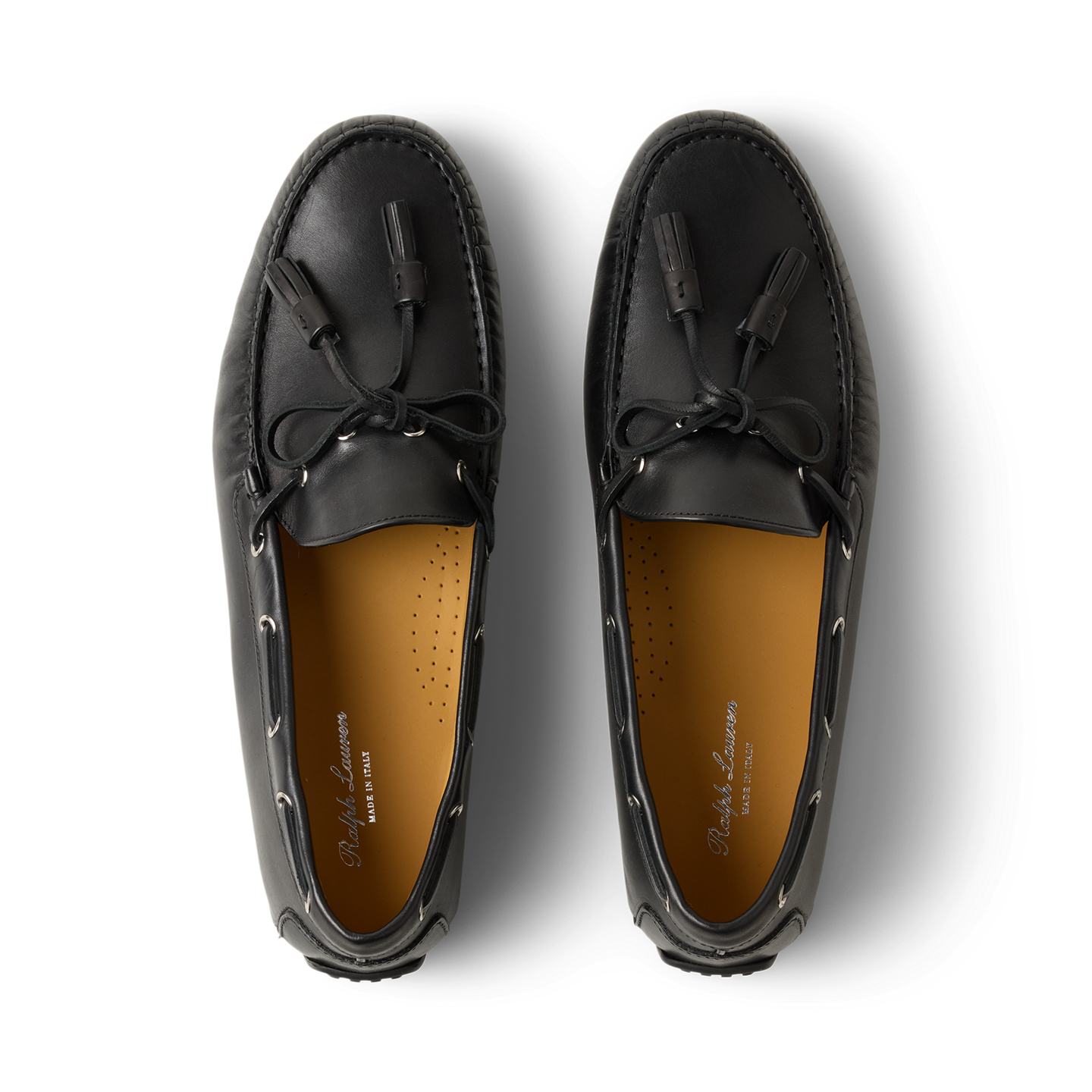 Ralph Lauren Harold Calfskin Tassel Driver, цвет: Чёрный — фото 3