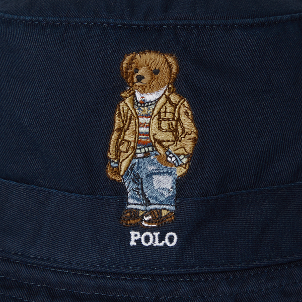 Aviator Navy Polo Bear Chino Bucket Hat Polo Ralph Lauren 3