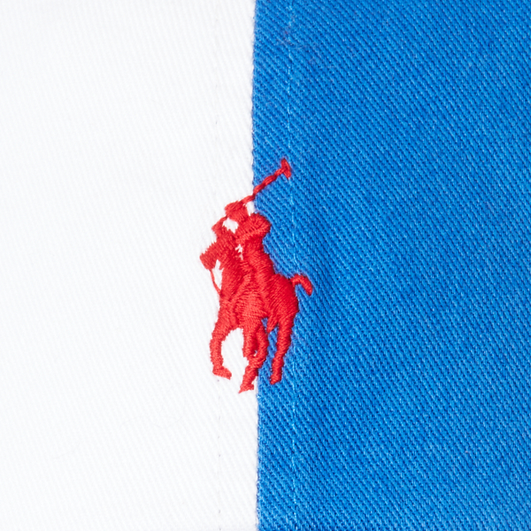 White/Iris/Red Color-Blocked Chino Ball Cap Polo Ralph Lauren 3