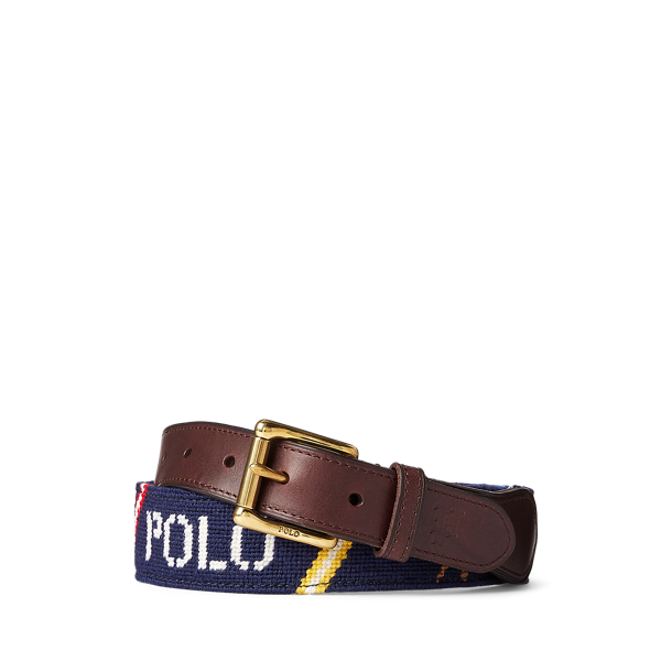 Nautical Needlepoint Belt