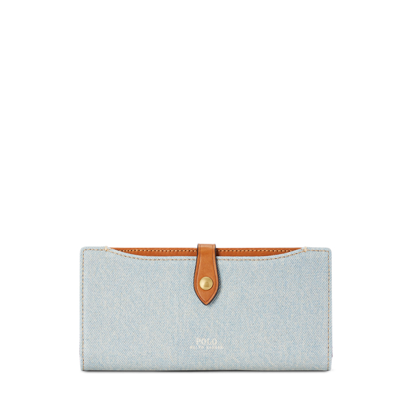 Denim Snap Wallet