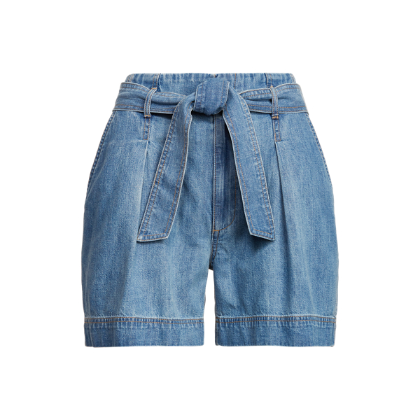 Indigo Revival Wash Indigo Denim Short Lauren Petite 2