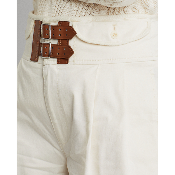 Mascarpone Cream Stretch Cotton Sateen Short Lauren 6