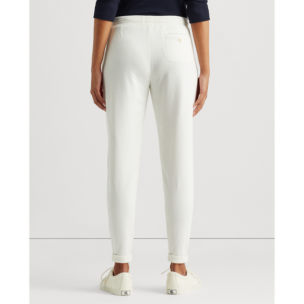 Pale Cream French Terry Jogger Trouser Lauren 5