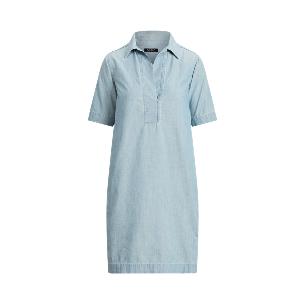 Lepore Wash Chambray Shift Dress Lauren 2