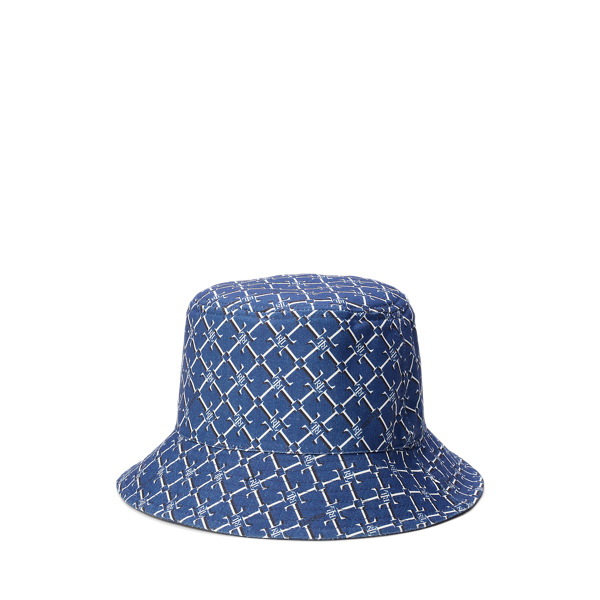Navy Reversible Logo Bucket Hat Lauren 2