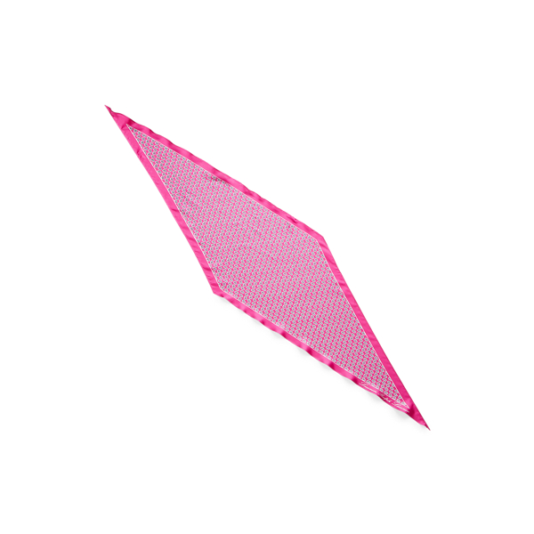 Pink Foulard Carolyn Silk Twill Scarf Lauren 2