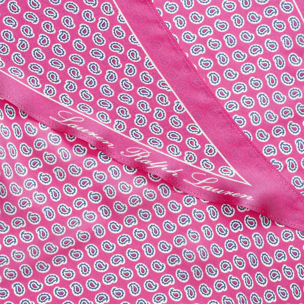Pink Foulard Carolyn Silk Twill Scarf Lauren 3