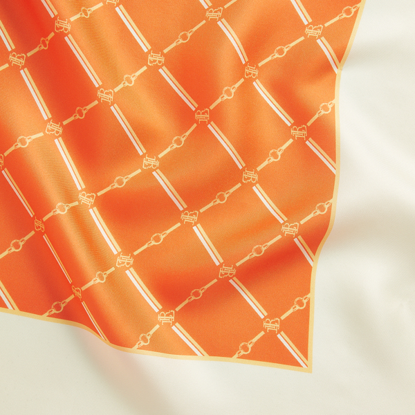 Shell Dalia Silk Twill Square Scarf Lauren 3