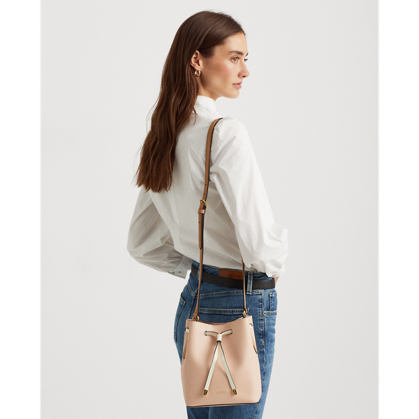Ballet Pink/Nude/Vanilla Mini Debby II Drawstring Bag Lauren 6
